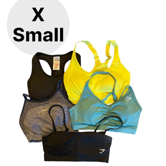 Gymshark Sports Bra XS Assorted Styles Athletic Training Gym Fitness Women’s - Picture 1 of 11
